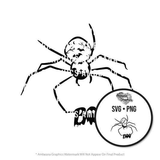 Boo Spider - (png • svg)