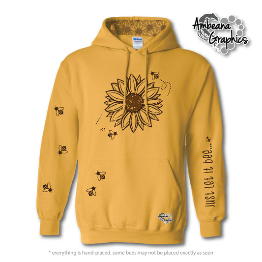 Just Let It Bee Sunflower - Hoody • T-Shirt • Long Sleeve